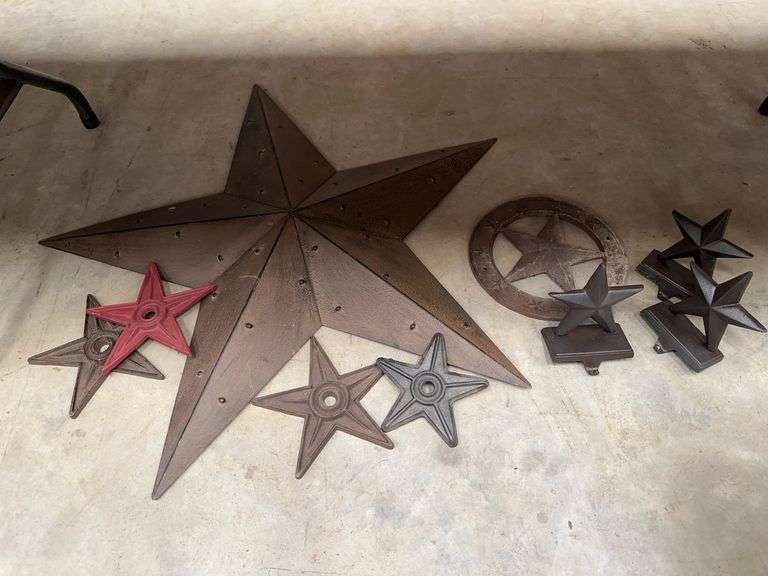 Assorted Metal Star Decorations image