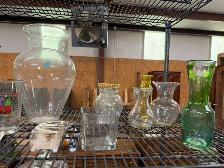 Assorted Glassware Collection: Vases and Decorative Pieces image