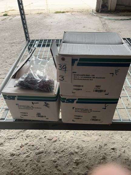 3 Boxes 10 x 1-1/2 KWIKSEAL MB Woodbinder image