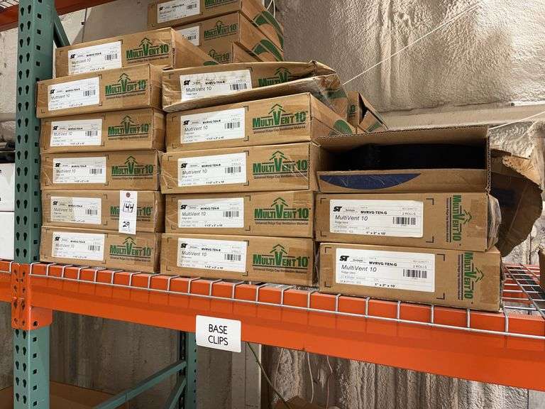 29 Boxes ST Fastening Systems MultiVent 10 Ridge Vent Lot image