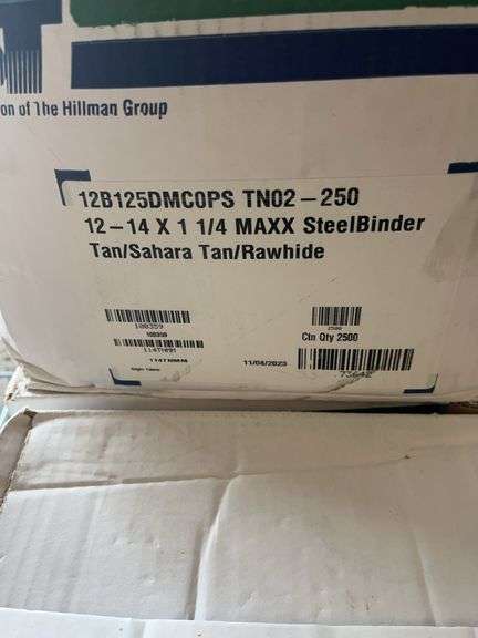 3 Boxes MAXX SteelBinder Screws image