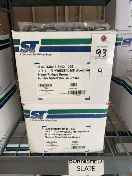 4 Boxes 10 x 1-1/2 KWIKSEAL MB Woodbind Screws image