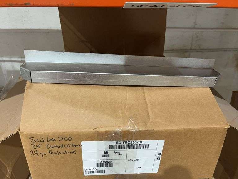 (7) Seal-Lok 250 24" Outside Closure 24ga Galvalume image