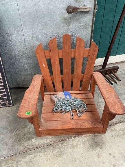 Wooden Adirondack Chair image
