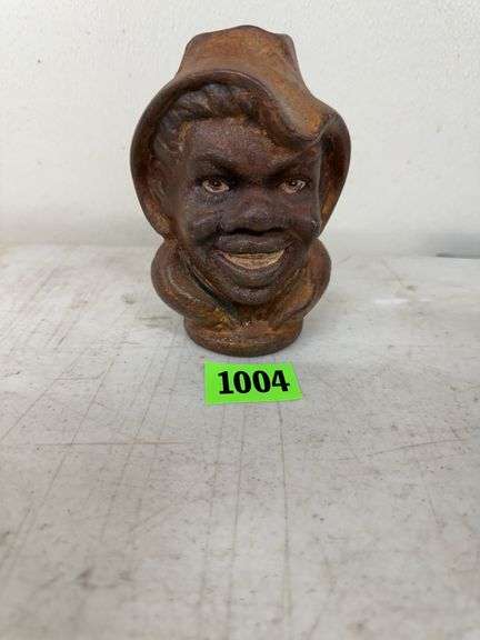 Black Americana Cast Iron Bank image