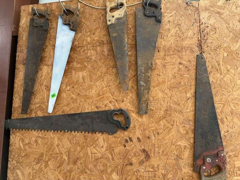 Lot of 6 Hand Saws image
