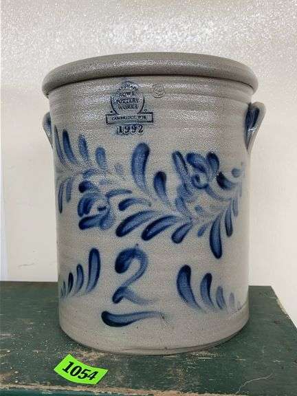 Rowe Pottery Works 1992 Stoneware Crock image