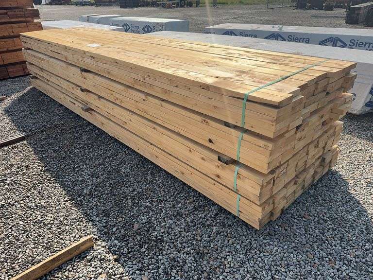 40 Pieces of Southern Yellow Pine Lumber - 2"x6"x16' image
