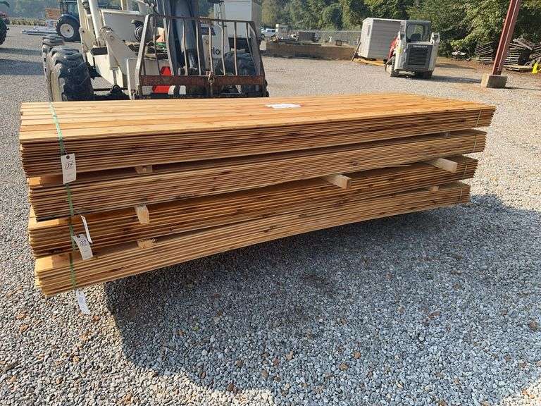 64 Pieces of Western Red Cedar Tongue & Groove Siding image