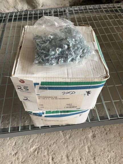 2 Boxes Steel Binder Screws - 12-24 x 1-1/4 HG image