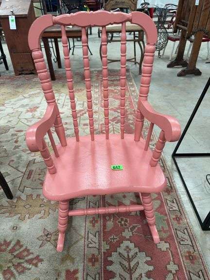 Child's Painted Rocking Chair image