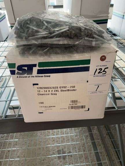 1 Box Hillman 12-14 x 2 ZXL SteelBinder Screws image