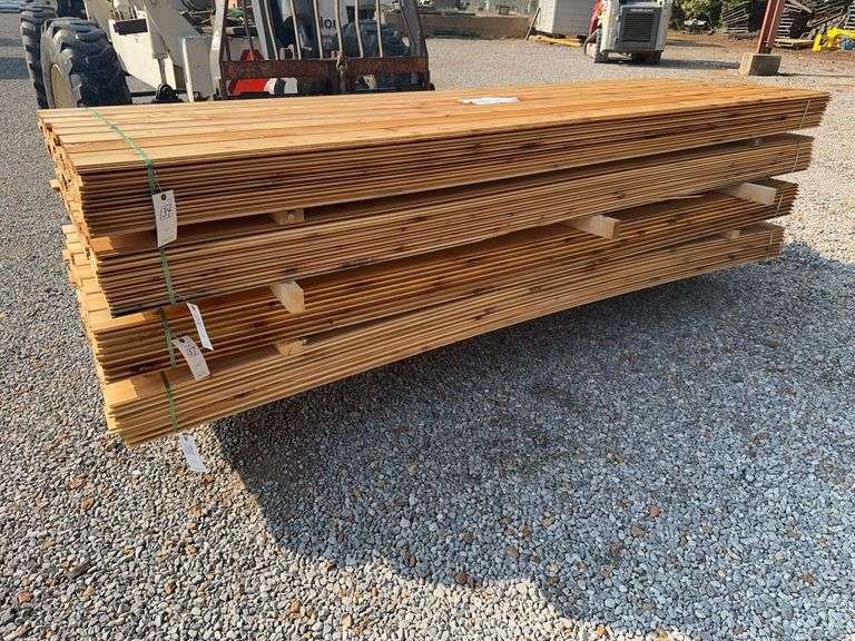 64 Pieces of Western Red Cedar Tongue & Groove Siding image