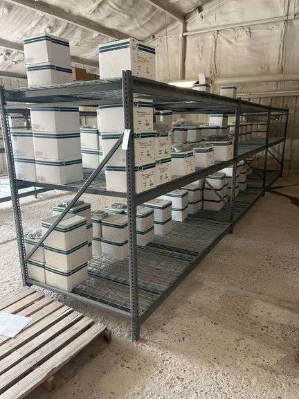 U Line 4' x 8' Warehouse Shelves - 8 Sections image