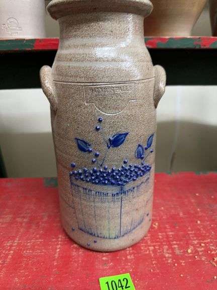 Salmon Falls Pottery Vase with Berry Design image
