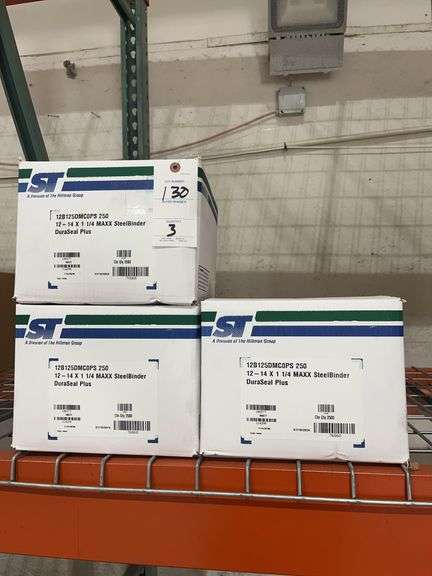 3 Boxes SteelBinder DuraSeal Plus 12-14 x 1 1/4 image