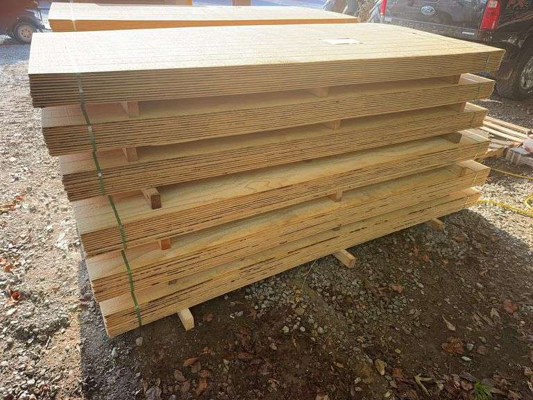 12 Sheets of T1-11 1 1/32" x 4' x 8' Pine Siding image