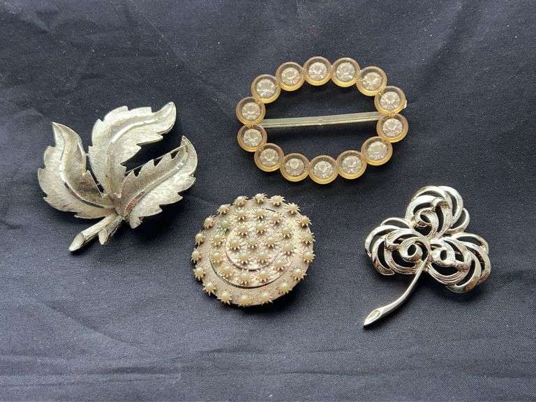 Collection of Brooches and Scarf Buckle image
