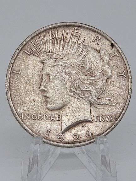 United States Silver 1924 Peace Silver Dollar