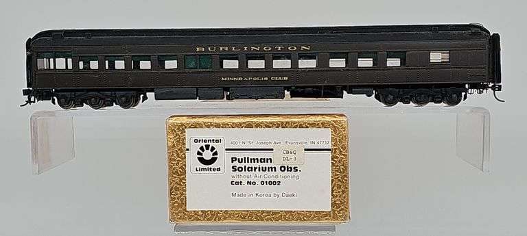 Oriental Limited Pullman Solarium Observation CB&Q DL-3 image