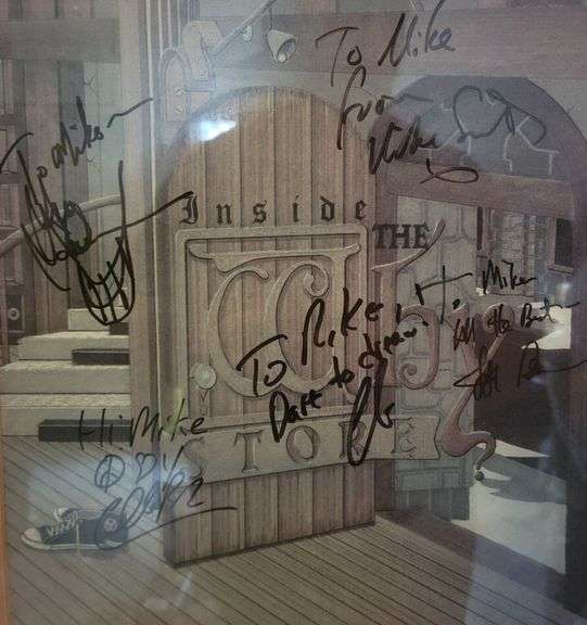 Signed The Why Store Framed Print