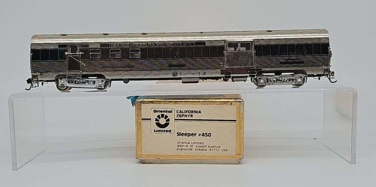 ORIENTAL LIMITED HO BRASS CALIFORNIA ZEPHYR SLEEPER #450 image