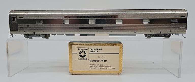 ORIENTAL LIMITED HO BRASS CALIFORNIA ZEPHYR SLEEPER #429 image