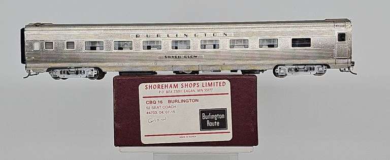 Shoreham Shops CB&Q 52‑Seat Coaches #4703, 4704, 4707–4715 image