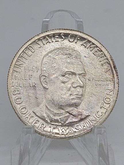 United States 1947-D Booker T. Washington Commemorative Half Dollar