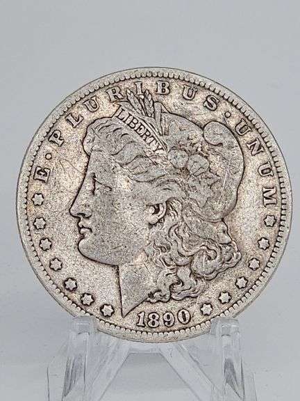 United States Silver 1890-CC Morgan Silver Dollar
