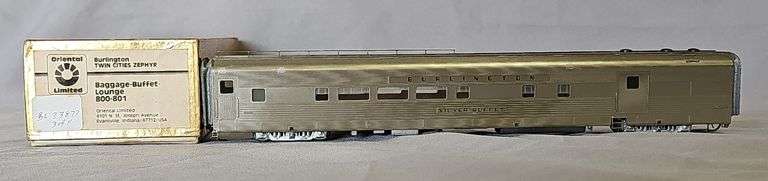 ORIENTAL LIMITED 800 HO BRASS BAGGAGE BUFFET LOUNGE PASSENGER CAR image