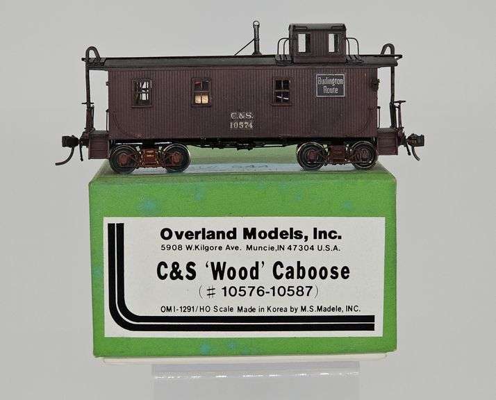 Overland Models C&S ‘Wood’ Caboose #10576–10587 (OMI‑1291) image