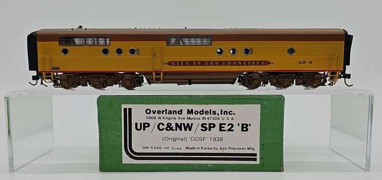 VERLAND MODELS OMI-5345 HO BRASS UP/C&NW/SP E2B DIESEL LOCOMOTIVE (ORIGINAL COSF 1938) image