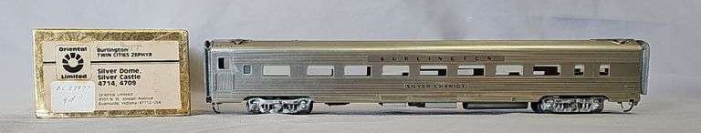 ORIENTAL LIMITED HO BRASS CBQ "SILVER CHARIOT" PASSENGER CAR image