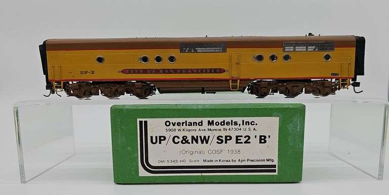 OVERLAND MODELS OMI-5345 HO BRASS COLORADO & SOUTHERN E2B DIESEL LOCOMOTIVE (1938 ORIGINAL) image
