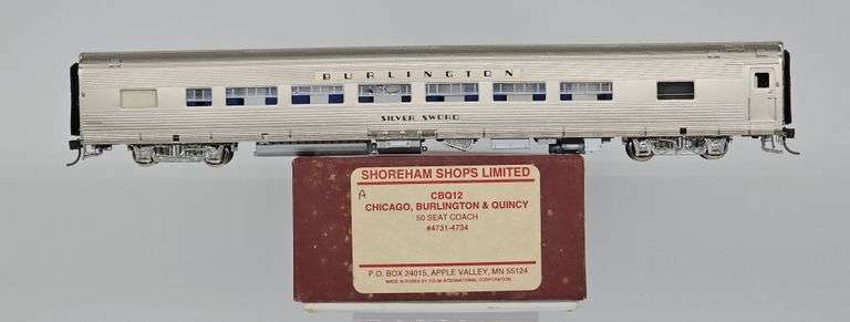 Shoreham Shops CB&Q 50‑Seat Coach #4731–4734 (CBQ12) image