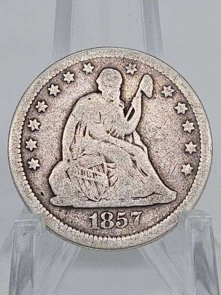 United States 1857 Seated Liberty Quarter