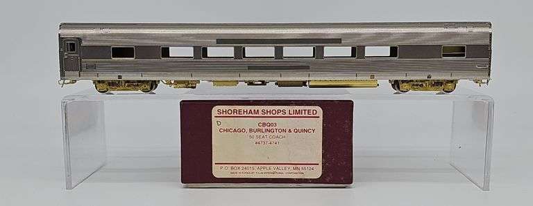SHOREHAM SHOPS LIMITED HO BRASS CBQ 50-SEAT COACH #4737-4741 image