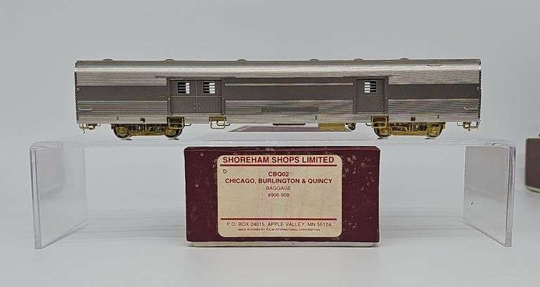 Shoreham Shops Limited HO Brass CB&Q Baggage Car #906–908 image
