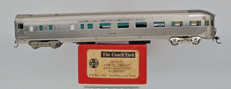 The Coach Yard ATSF 1938 ‘El Capitan’ Chair‑Observation #3198–3199 image