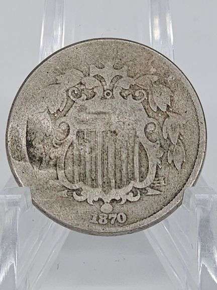 United States 1870 Shield Nickel