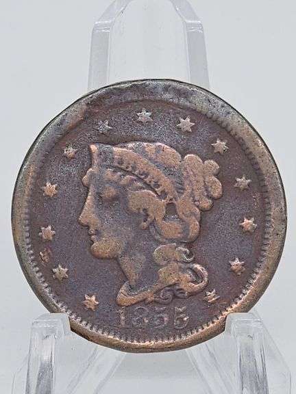 United States 1855 Large Cent
