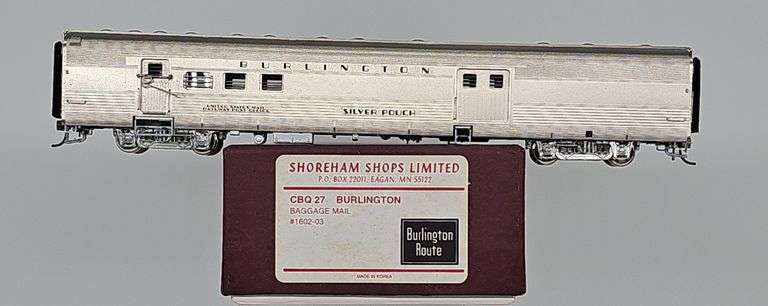 CBQ 27 Burlington Baggage Mail Shoreham Shops image