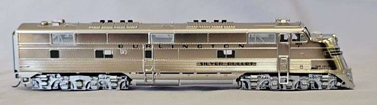 EAGLE IMPORTS EI-101 HO BRASS CB&Q SAM HOUSTON ZEPHYR 6-CAR TRAIN SET image