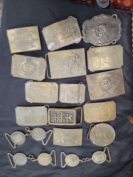 17 Brass Belt Buckles image