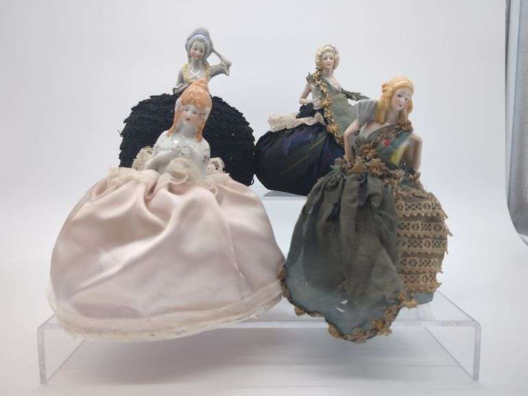 4 pin cushion half dolls image