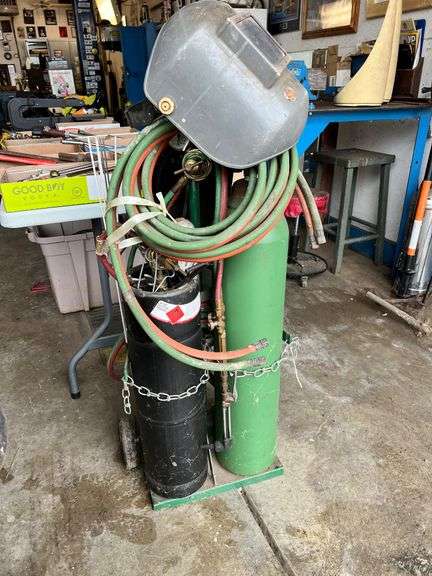 Oxygen Acetylene cutting torch image