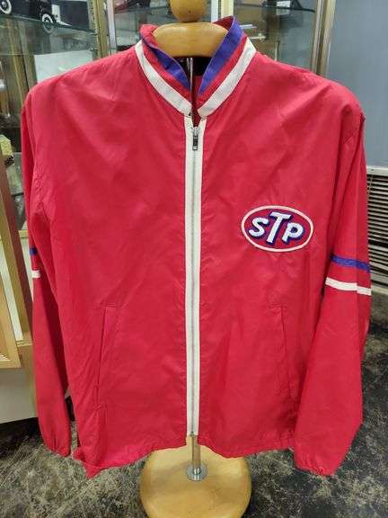 Vintage STP windbreaker Van Craft Race Cars image