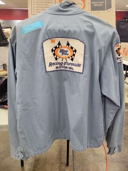 Vintage Shop Shirt Ring Free Racing Formula Motor Oil image