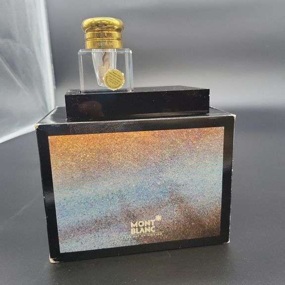 Montblanc  Crystal Inkwell set model number 19100 image